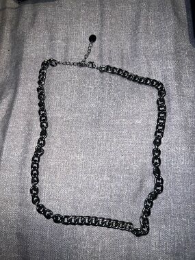 Claire's Black Chunky Chain Necklace